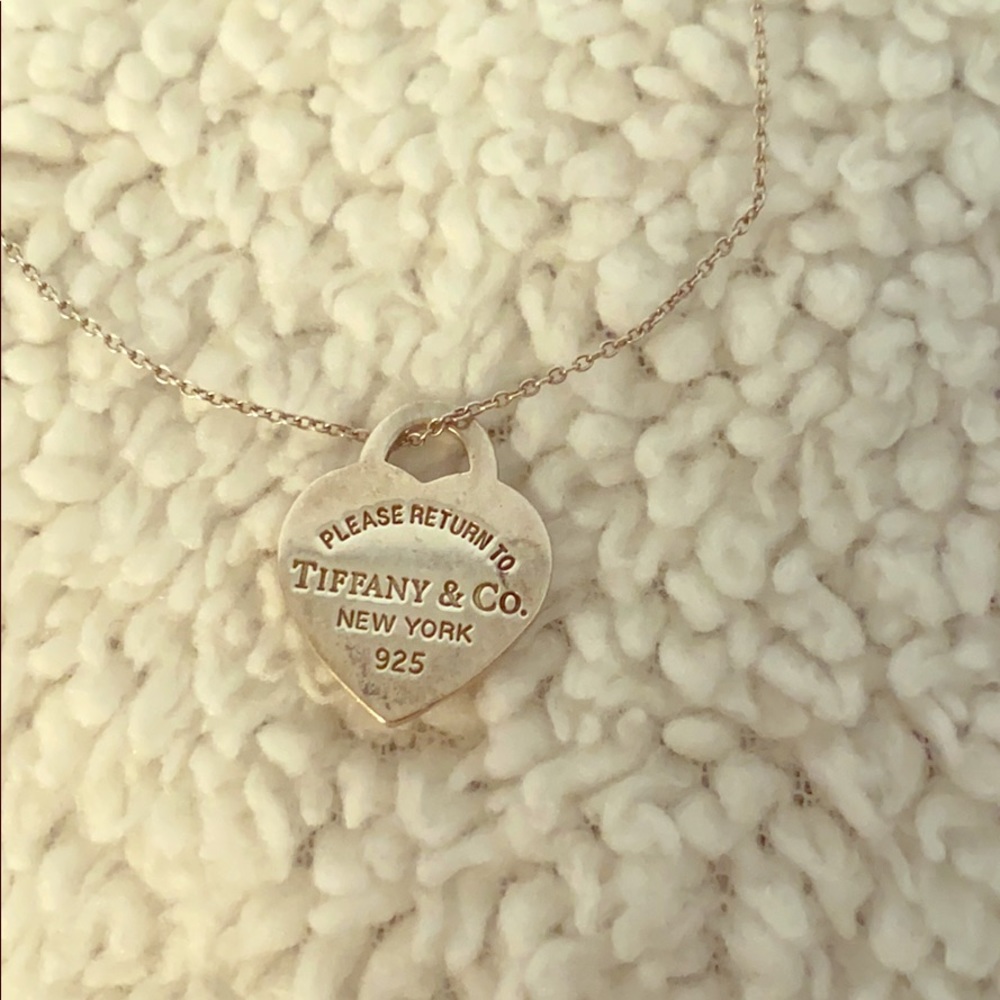 Authentic Tiffany & Co. Heart pendant necklace